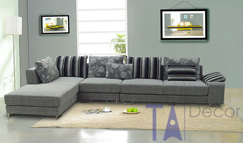 Sofa góc đóng mới theo yêu cầu TA011